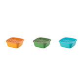 Fratelli Guzzini Everfresh Quadrato Set 0,57 L Colori assortiti 3 pz