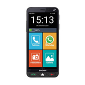 Brondi Amico Vero 4G 14,5 cm (5.7") Doppia SIM Android 14 USB tipo-C 3 GB 32 GB 2800 mAh Nero