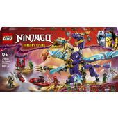 LEGO NINJAGO 71836 l’Arco Dragone della Concentrazione, Giocattolo con Drago, 8 Figure e Spinner Spinjitzu, Giochi Bambini 9+