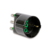 FME 87131 adattatore per presa di corrente Tipo L (IT) Universale Nero