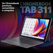 Acer Chromebook CW311-3HNK7Z2 Mediatek 128 GB 27,9 cm (11") 8 GB Wi-Fi 6 (802.11ax) ChromeOS Argento