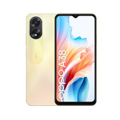 OPPO A38 4G Smartphone, AI Doppia fotocamera 50+2MP, Selfie 5MP, Display 6.56” 90HZ LCD HD+, 5000mAh, RAM 8 GB (4+4) + ROM 128GB, IP54, [Versione Italia],Glowing Gold