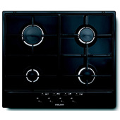 Glem Gas GT64BK piano cottura Nero Da incasso 4 Fornello(i)