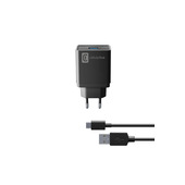 Cellularline USB Charger 10W - USB-C Caricabatterie da rete 10W con cavo USB-C