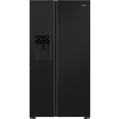 Whirlpool WHG2 6574W XK5E Frigorifero Side by Side a libera installazione, Dual no frost, Classe D, Inox, 35 dbA