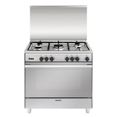 Glem Gas UN965VI cucina Elettrico/Gas Acciaio inox