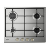 De’Longhi YLG 60 F piano cottura Acciaio inox Da incasso 60 cm Gas 4 Fornello(i)