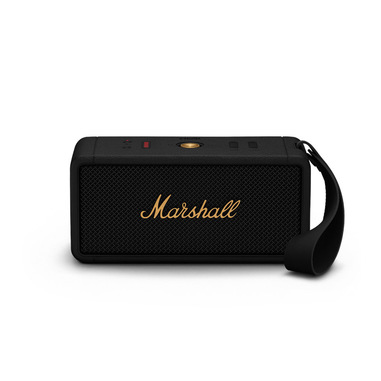 Marshall Middleton Altoparlante portatile stereo Nero, Ottone 50 W
