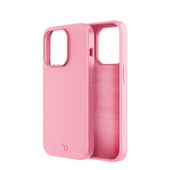 IOPLEE Custodia in TPU Siliconato con microfibra interna - Rosa per iPhone 15 Pro