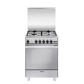 Glem Gas U654VI cucina Elettrico/Gas Acciaio inox