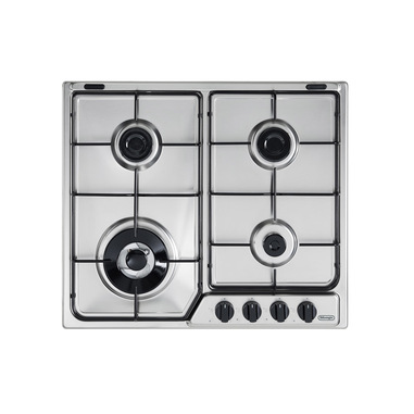 De’Longhi YAF 46 ASDV piano cottura Acciaio inossidabile Da incasso 58 cm Gas 4 Fornello(i)