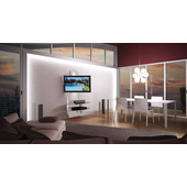 Meliconi Ghost Design 2000 Rotation 160 cm (63") Bianco