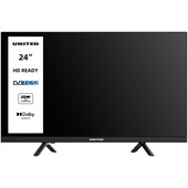 United UNLED24M10 TV 24" HD, Triplo tuner DVBT2/C/S2 HEVC MAIN10, Dolby Audio, Parental Control