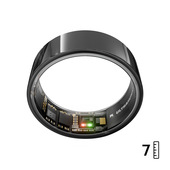 Ultrahuman Ring AIR – Monitor del sonno e dell'attività fisica, anello intelligente per uomo e donna, nessuna spesa per l'app per le funzioni standard, durata della batteria fino a 6 giorni (taglia 7)