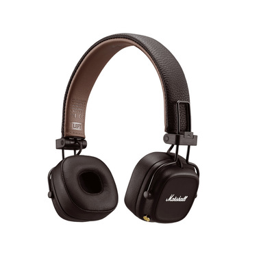Marshall MAJOR IV Cuffie Con cavo e senza cavo A Padiglione MUSICA USB tipo-C Bluetooth Marrone