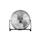 Electroline Ventilatore a piantana 3 pale 45cm adatto a grandi ambienti metallizzato