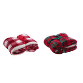 Star S.p.A. 104791 coperta con maniche 130 x 160 cm Poliestere Rosso