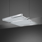 Smeg KSET61E2 cappa aspirante Semintegrato (semincassato) Argento 310 m³/h