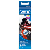 Oral-B Kids Testine Di Ricambio Con Star Wars Personaggi, 4 Confezione Da