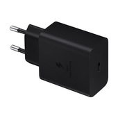 Samsung Caricabatterie Super Fast Charging 45W EP-T4510, Porta USB-C (con Cavo), Nero