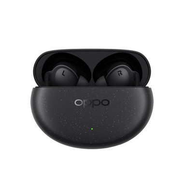 OPPO Enco Air4 Pro Auricolari True Wireless, 44h di Autonomia, Driver in Titanio da 12.4mm, Bluetooth 5.4, Controlli Touch, Cancellazione del rumore AI, Android e iOS, IP55, [Versione Italiana], Nero