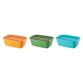 Fratelli Guzzini Everfresh Rettangolare Set 2,15 L Multicolore 3 pz