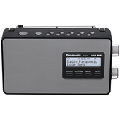 Panasonic RF-D10EG-K - Radio digitale, nero, DAB+/FM, alimentazione a batteria