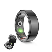 Ksix Anello Smart Saturn con activity tracker IP68 Nero - S