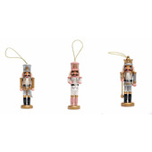 AD Trend 70250 decorazione natalizia Ornamento per albero di Natale MDF Multicolore 3 pz
