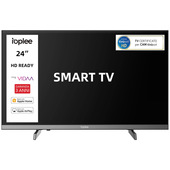 IOPLEE IOP24M10VDA TV 24" HD, Triplo tuner DVBT2/C/S2, Certificato TivuSAT, Dolby Audio, Parental Control