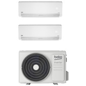 Beko BKOKITDUAL9+12 condizionatore fisso Climatizzatore Dualsplit system Bianco 9000 btu + 12000 btu