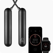 FITPADDY GJN1 corda per saltare Grigio 160 g Bluetooth