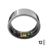 Ultrahuman Ring AIR – Monitor del sonno e dell'attività fisica, anello intelligente per uomo e donna, nessuna spesa per l'app per le funzioni standard, durata della batteria fino a 6 giorni (taglia 12 )