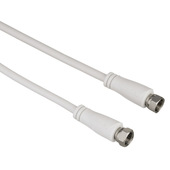 Hama Cavo SAT M/SAT M, 3 metri, bianco, 90 dB, 1 stella