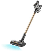 MOVA S5 Aspirapolvere a bastone 2 in 1 Batteria Secco Senza sacchetto 0,6 L 570 W Nero, Oro 2,9 Ah