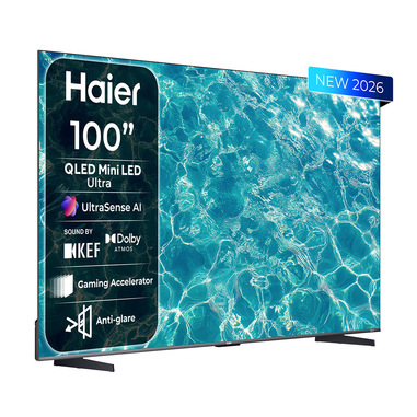 Haier TV QLED Mini LED Ultra 100" H100S90FUX, 4K, ...