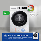 Samsung Asciugatrice Crystal EcoDry 9 Kg DV90DG52A0AEET
