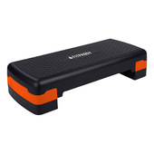 FITPADDY STEPPER01 step da aerobica Nero, Arancione Polipropilene (PP) 150 kg Altezza regolabile