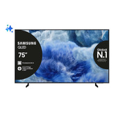 Samsung QLED AI TV 75" QE75Q8FAAUXZT 4K, Processore Q4 AI, 4K Upscaling, Color Booster Pro, OTS Lite, Air Slim Design, Vision AI Smart TV, 2025