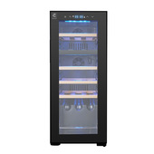 Electroline EWC18D Cantinetta vino con compressore Libera installazione Nero 18 bottiglia/bottiglie