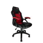Play!Smart PSGT0002R sedia per videogioco Sedia per gaming universale Seduta imbottita Nero, Rosso