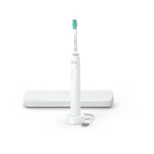 Philips 3100 series Sonicare Spazzolino Elettrico Sonico Bianco, con custodia da viaggio HX3673/13