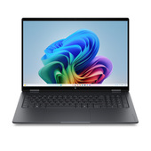 HP OmniBook X Flip 2-in-1 Laptop Next Gen AI 16-cb0006nlx Copilot+ PC Intel Core Ultra 7 40,6 cm (16") Touch screen 2K 16 GB LPDDR5x-SDRAM 1 TB SSD Wi-Fi 7 (802.11be) Windows 11 Home Nero, Grigio