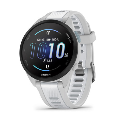 Garmin Forerunner 165 3,05 cm (1.2") AMOLED 43 mm Digitale 390 x 390 Pixel Touch screen Grigio GPS (satellitare)