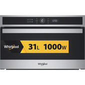 Whirlpool WMD4I4MX Microonde con grill, inox, Display Lcd 6°Senso, Crisp, 31 Lt Made in Italy