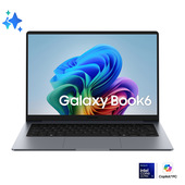 Samsung Galaxy Book6 (14", Ultra 5 325, 16GB), Copilot+PC, Processore lntel® Core™ Ultra 5 325, 512GB, Batteria a lunga durata, portatile, design sottile, alluminio, display IPS, antiriflesso, Galaxy AI, Gray