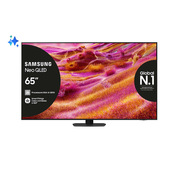 Samsung Neo QLED AI TV 65" QE65QN90FATXZT 4K Mini LED, Processore NQ4 AI Gen3, 4K AI Upscaling Pro, Motion Xcelerator 165Hz, Neo Quantum HDR+, Dolby Atmos & OTS+, NeoSlim Design, Vision AI Smart TV, 2025