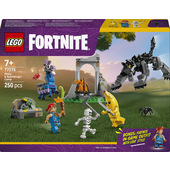 LEGO Fortnite 77075 Campo di Bananita e Starter, Gioco con 2 Personaggi, Falò e 3 Minifigure, Regalo da Gaming per Bambini 7+