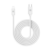 Celly USBLIGHTTYPECWH cavo per cellulare Bianco USB C Lightning 1 m