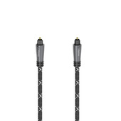 Hama Cavo fibra ottica TOSLINK ODT, 1,5 metri, connettori dorati, TPE, spine metallo